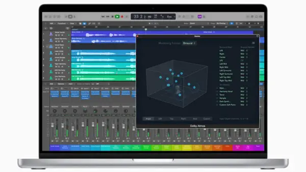 Logic Pro 10.7 lanzado con Dolby Atmos y más