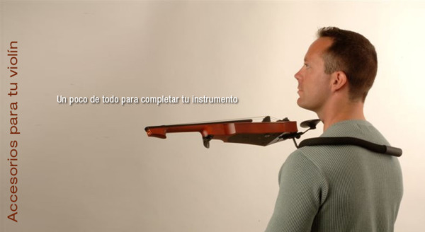 ¿Por qué los violinistas usan apoyos para los hombros?