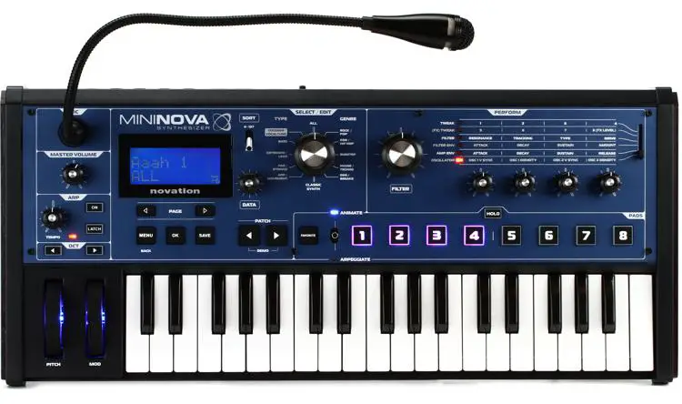 Sintetizador de teclas Novation Mininova 37 (Análisis de 2022) - MusicCritic